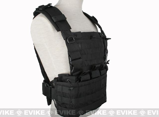 Matrix MOLLE Ready Tactical Commando Vest (Color: Black)