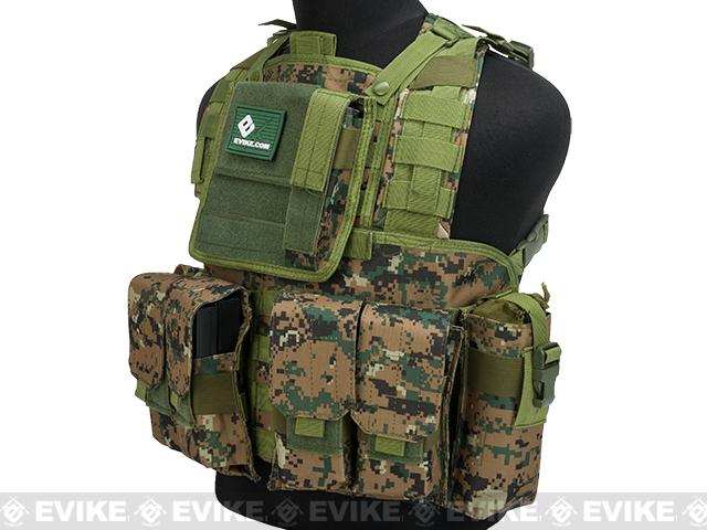 Matrix Special Operations RRV Style Chest Rig (Color: Digital Woodland)
