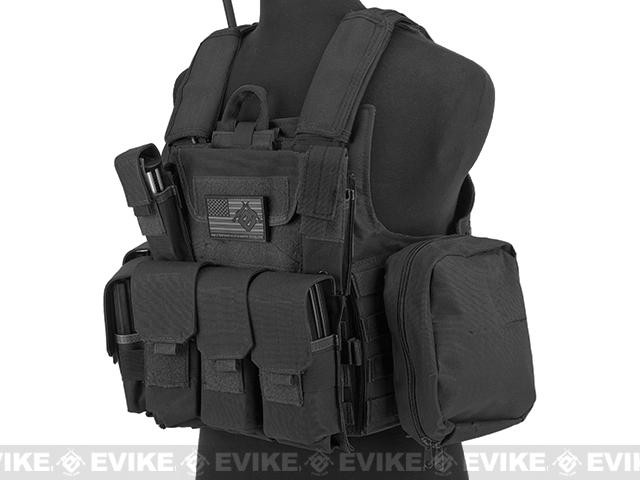 Pre-Order ETA July 2024 Matrix USMC Style C.I.R.A.S. Type Force Recon Tactical Vest (Color: Black)