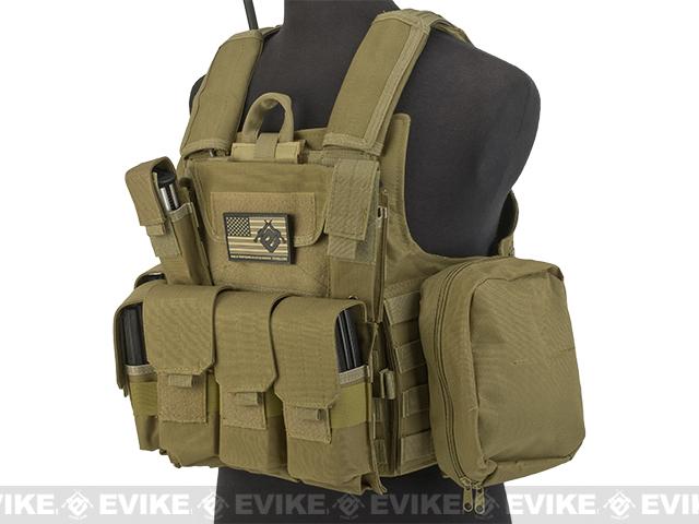 Matrix USMC Style C.I.R.A.S. Type Force Recon Tactical Vest (Color: Desert Tan)