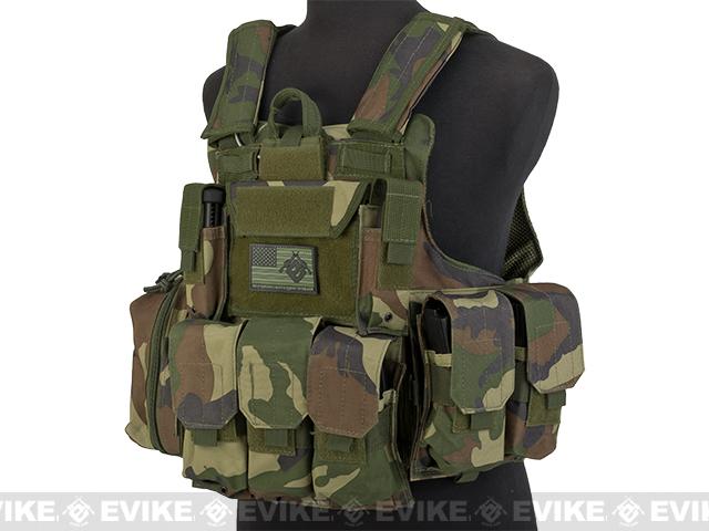 Matrix USMC Style C.I.R.A.S. Type Force Recon Tactical Vest (Color: Woodland)