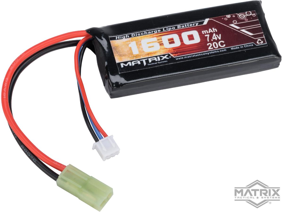 11.1V Airsoft RC Lipo Battery 2000mAh 30C Rechargeable Mini Tamiya Connector