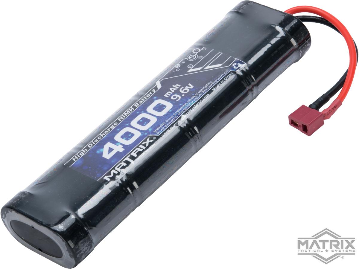 Matrix High Output Large Type Airsoft NiMH Battery (Configuration: 9.6V / 4000mAh / Standard Deans)