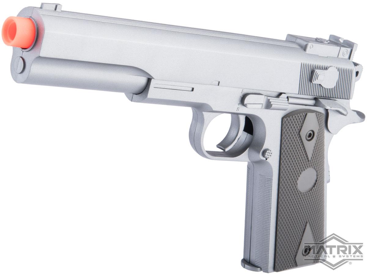 Avengers Vigor Series 1911 Polymer Airsoft Spring Pistol (Color: Silver)