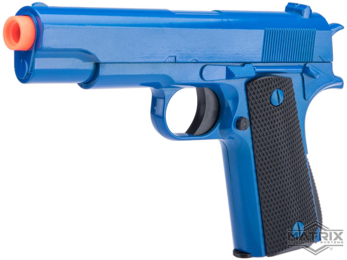 Avengers Vigor Series Heavyweight Airsoft Spring Pistol (Model: 1911 v2 / Blue)