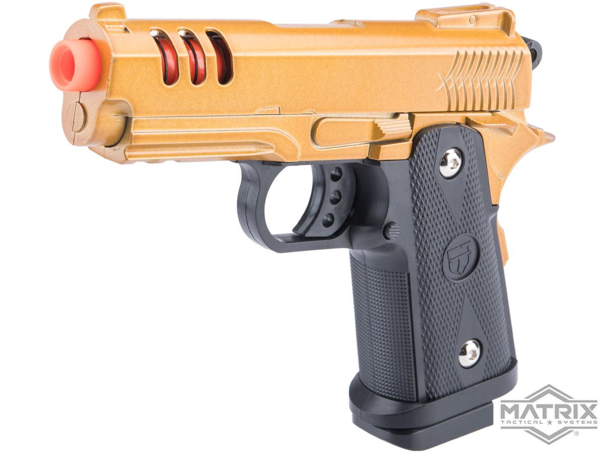Avengers Vigor Series Heavyweight Airsoft Spring Pistol (Model: 2011 Compact / Gold)