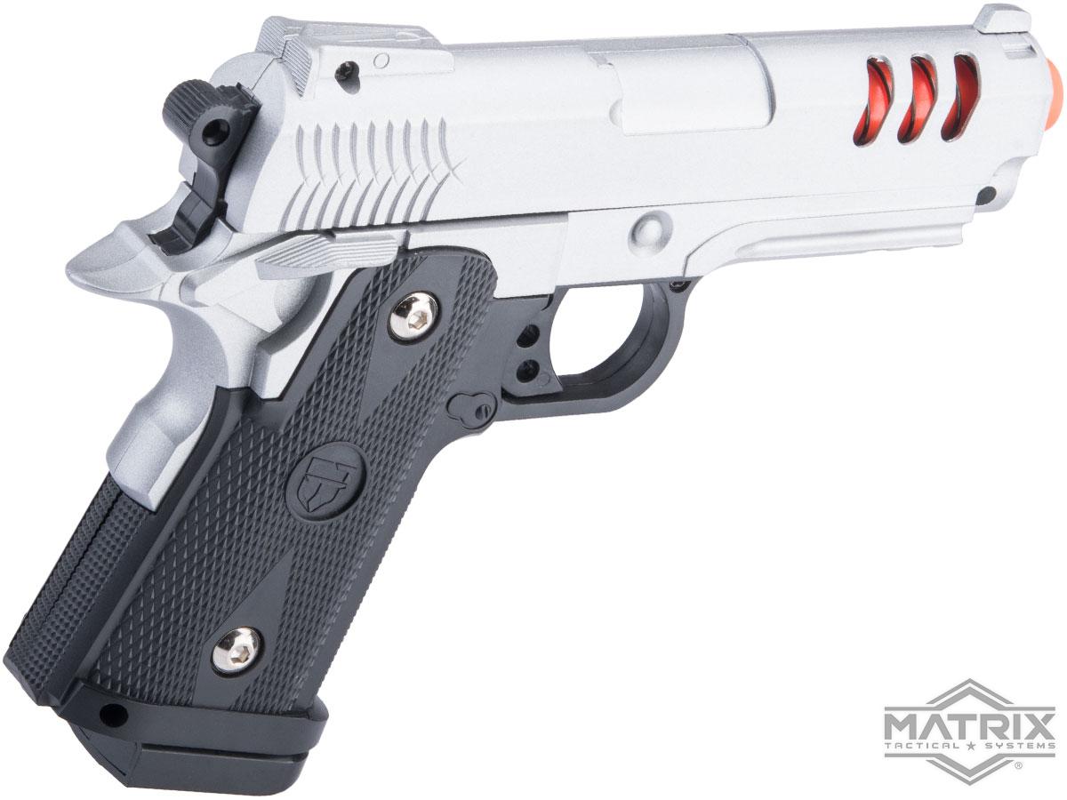 Avengers Vigor Series Heavyweight Airsoft Spring Pistol Model Compact Silver Airsoft