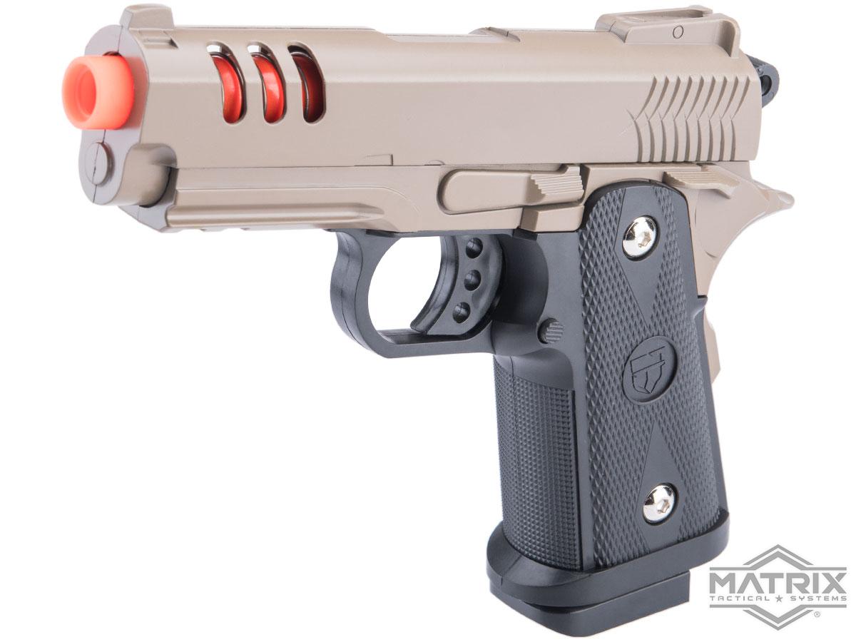 Avengers Vigor Series Heavyweight Airsoft Spring Pistol (Model: 2011 Compact / Tan)