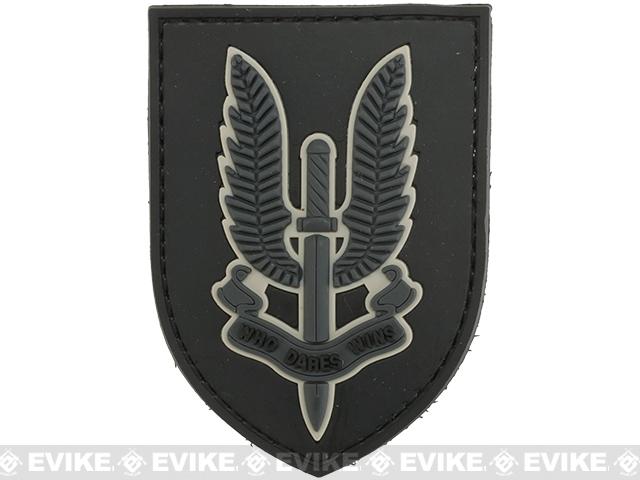 Who Dares Wins PVC Morale Patch (Color: Black)