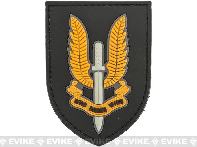 Who Dares Wins PVC Morale Patch (Color: Yellow)