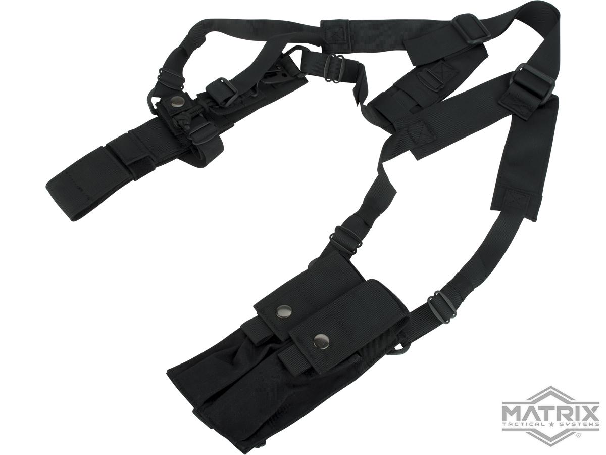 Matrix SMG Machine Pistol Shoulder Holster Rig with Magazine Pouches