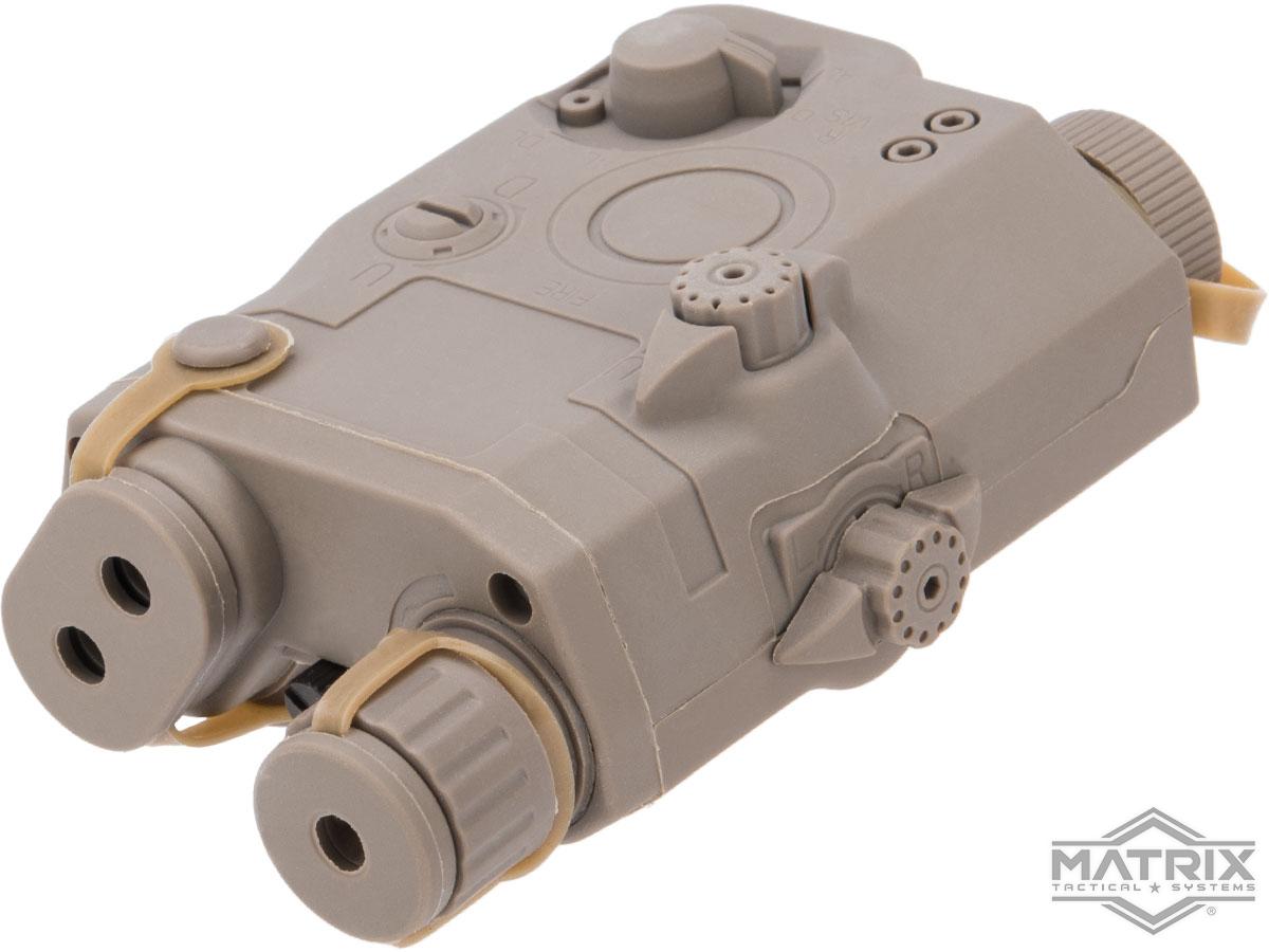 Matrix Airsoft PEQ15 Battery Box w/ Laser System Red Laser (Color