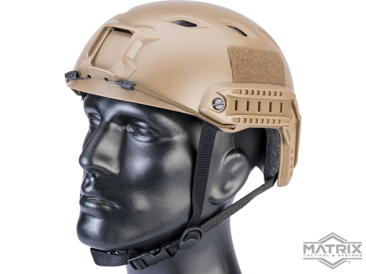 Matrix Basic Base Jump Type Tactical Airsoft Bump Helmet (Color: Dark Earth)