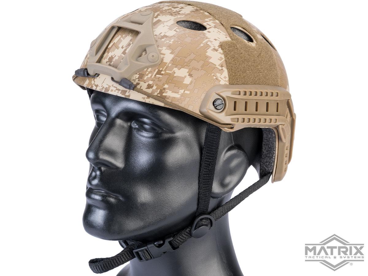 Matrix Basic PJ Type Tactical Airsoft Bump Helmet (Color: Digital Desert)