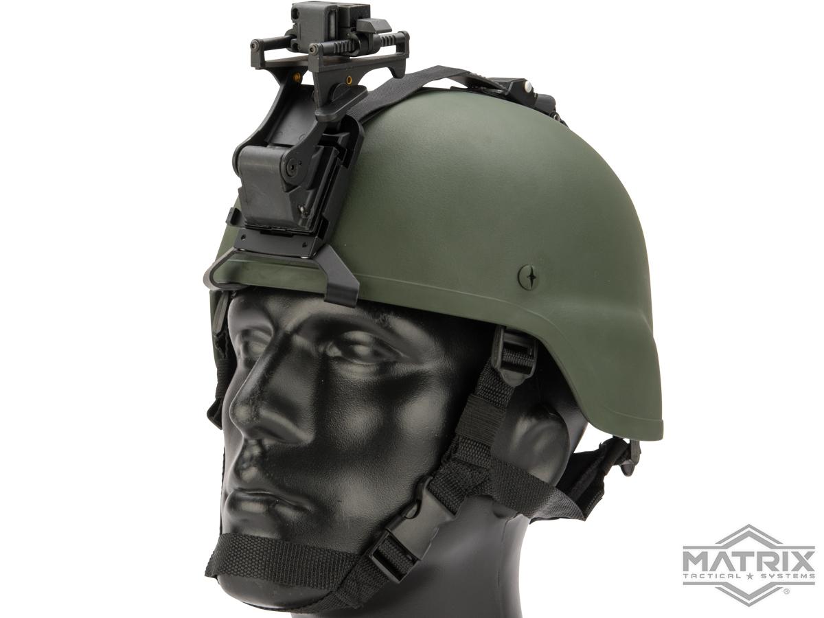 Matrix M88 Style Airsoft Helmet with Night Vision Mount Color OD Green Tactical Gear Apparel Helmets Evike Airsoft Superstore