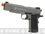 Elite Force Full Metal 1911 Tactical CO2 Airsoft Gas Blowback Pistol Umarex KWC (Color: Stealth Grey)