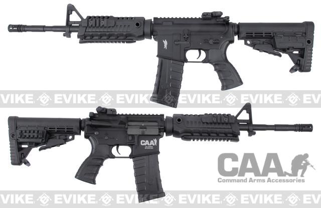 CAA Licensed Airsoft AEG Rifle by King Arms (Model: M4 Carbine Black)