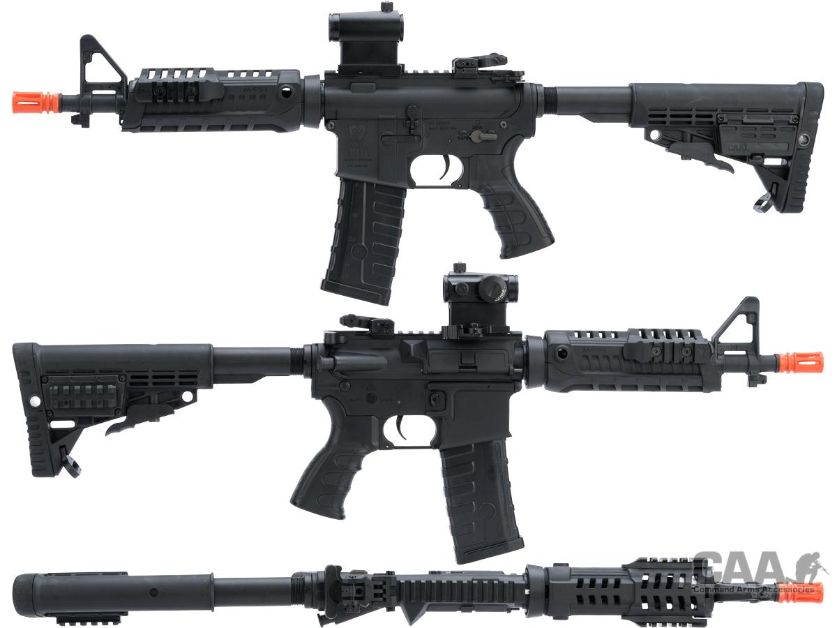 CAA Licensed M4 Airsoft AEG Rifle by King Arms (Model: CQB / Black ...