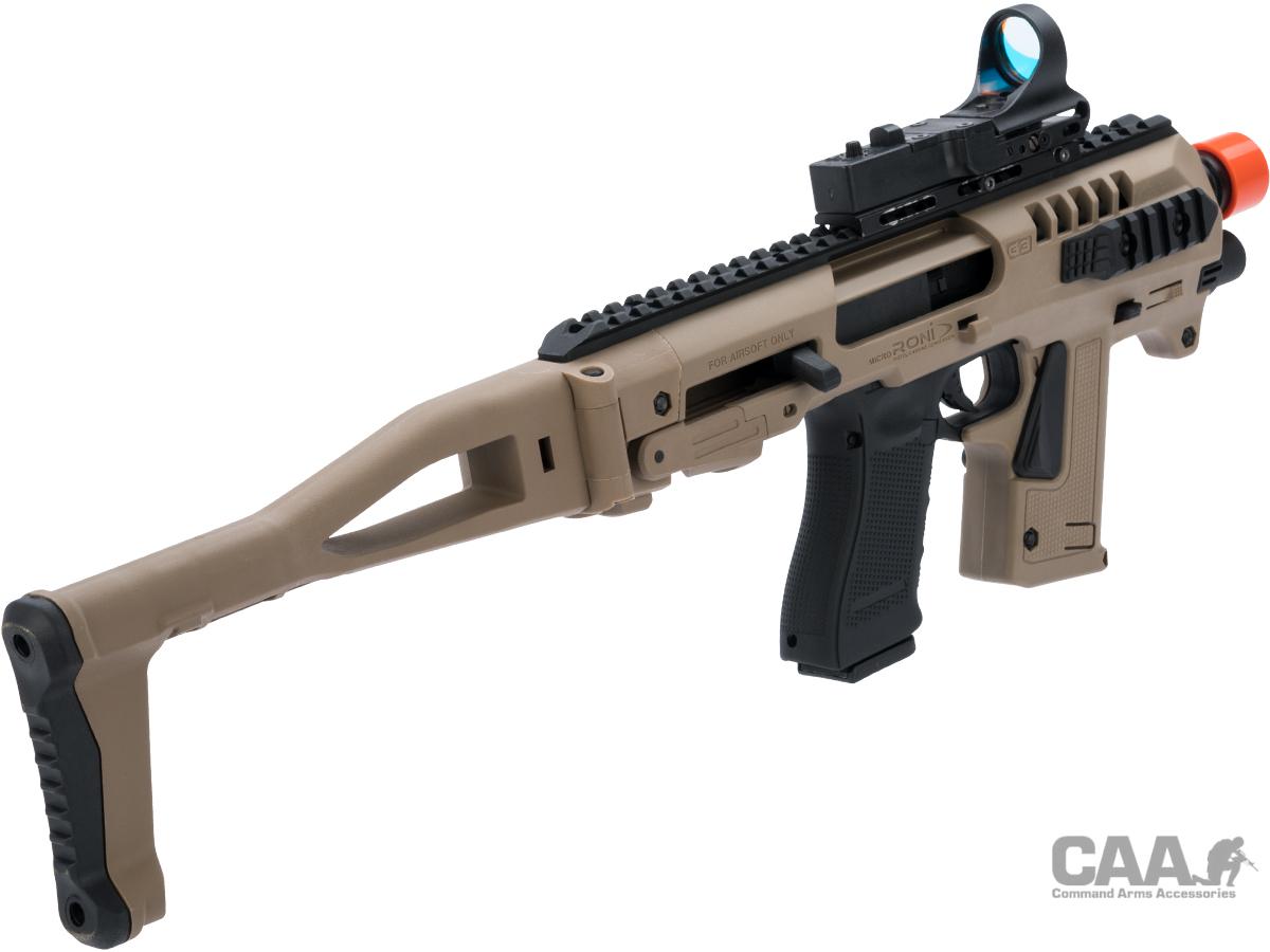 CAA Airsoft Micro Roni Pistol Carbine Conversion Kit with Elite Force