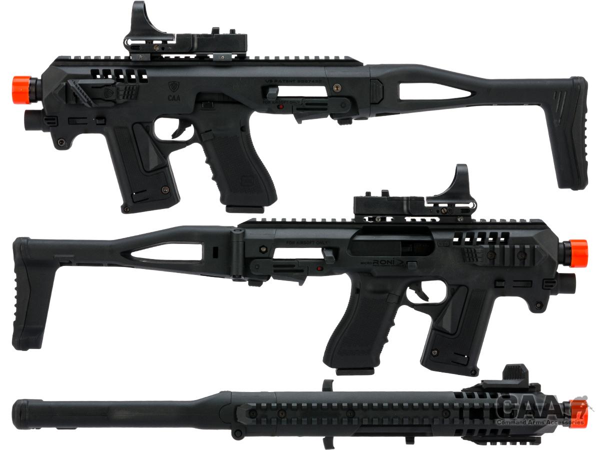 CAA Airsoft Micro Roni Pistol Carbine Conversion Kit with Elite Force