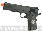 Evike.com Nostradamus Custom 1911 Gas Blowback Airsoft Pistol w/ Angel Custom Tac-Glove Grips (Model: KB Custom / Capricorn)