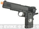 Evike.com Nostradamus Custom 1911 Gas Blowback Airsoft Pistol w/ Angel Custom Tac-Glove Grips (Model: KB Custom / Virgo)