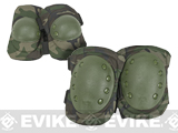 Avengers Special Operation Tactical Knee Pad / Elbow Pad Set (Color: Woodland Camo)