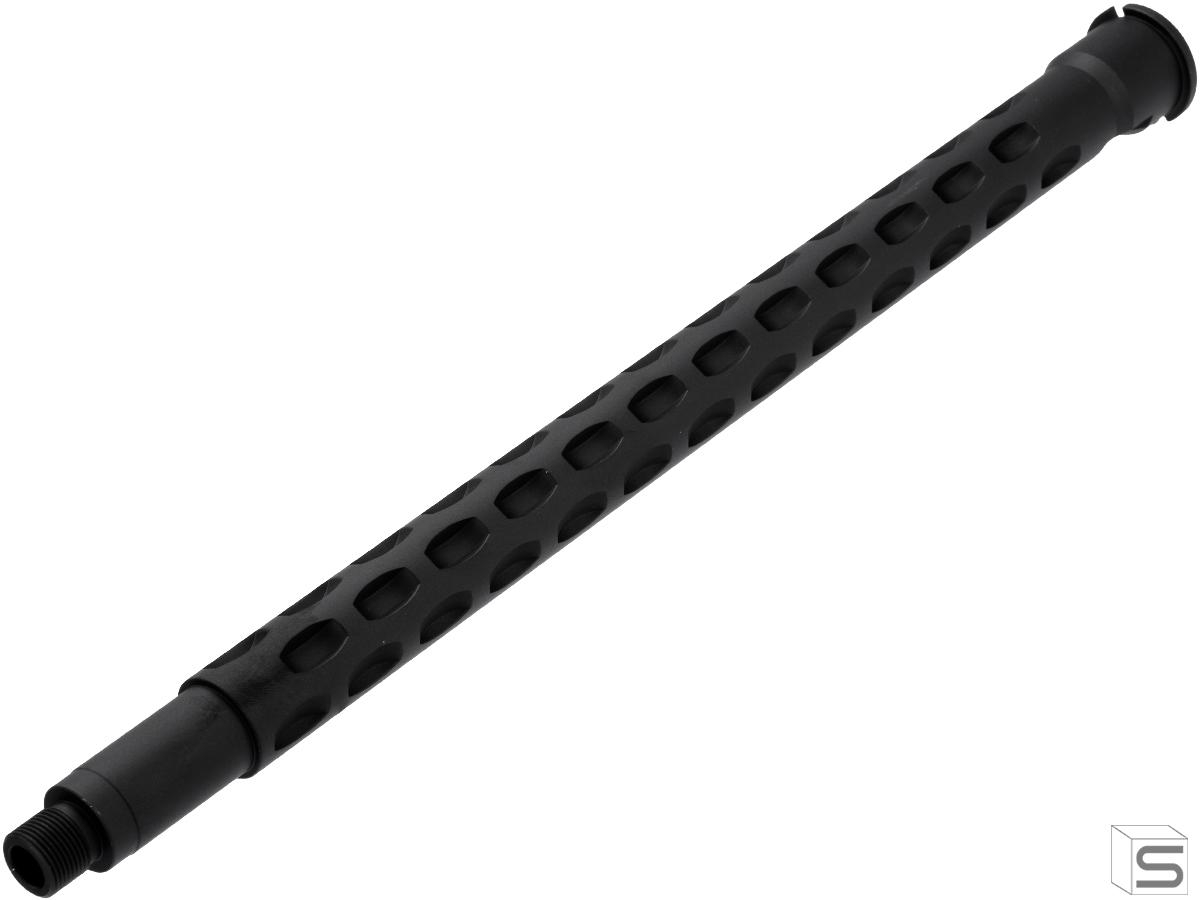 G&P Tapered SAI Aluminum  Outer Barrel for G&P Gas Blowback M4 Rifles (Style: Dimpled / 13.75)