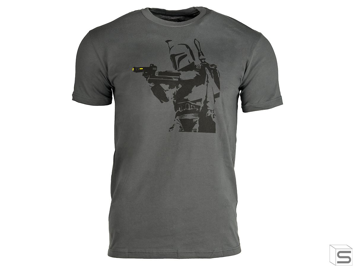 Salient Arms Bobba Fett Screen Printed Cotton T-Shirt (Size: Mens Small)