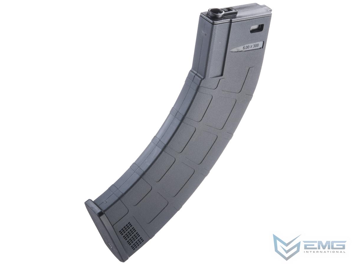 EMG M4-AK300 High Performance 300rd Mid-Cap Magazine for M4 / M16 Series AEG Rifles (Model: Black / Single Magazine)