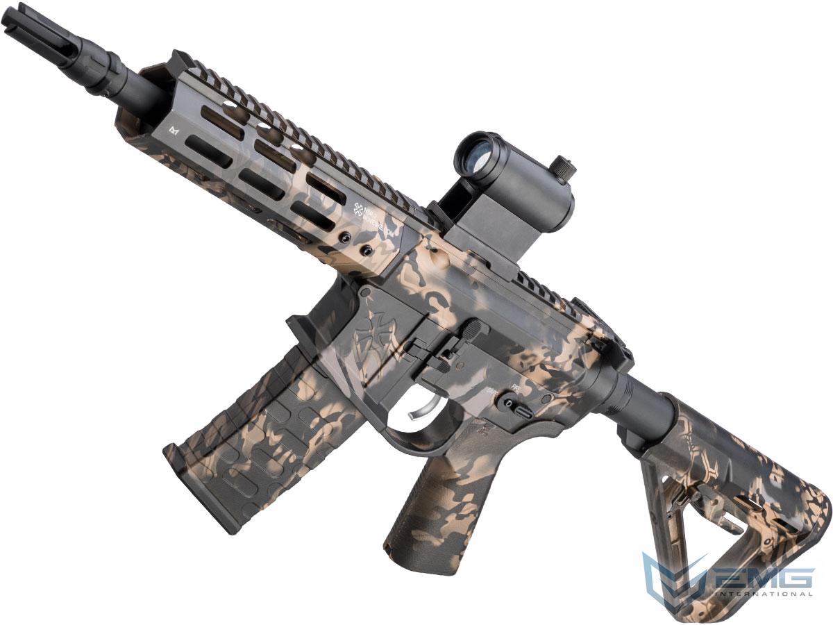 EMG NOVESKE Gen 4 w/ eSilverEdge SDU2.0 Gearbox Airsoft AEG Training Rifle (Model: Pistol / Kryptek Obskura Nox)