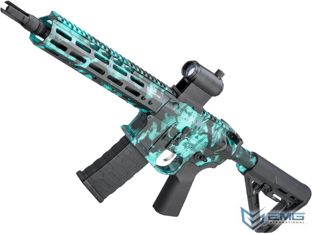 EMG Noveske Licensed Gen 4 Airsoft AEG Training Rifle w/ eSilverEdge SDU2.0 Gearbox (Model: Shorty / Kryptek Obskura Aqua)