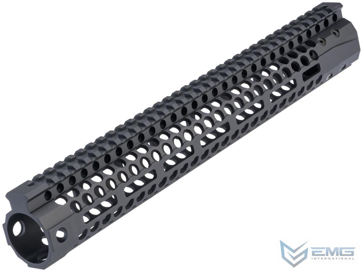 EMG F1 Firearms Officially Licensed S7M Super Lite M-LOK Handguard for M4/M16 Airsoft Rifles (Model: Black / 13.7)