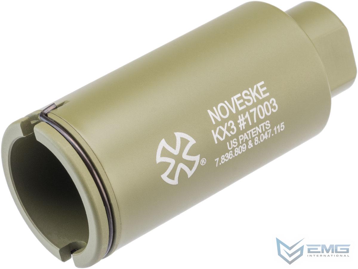 EMG Noveske KX3 Adjustable Sound Amplifier Flashhider (Color: Bazooka Green  / 14mm Negative)