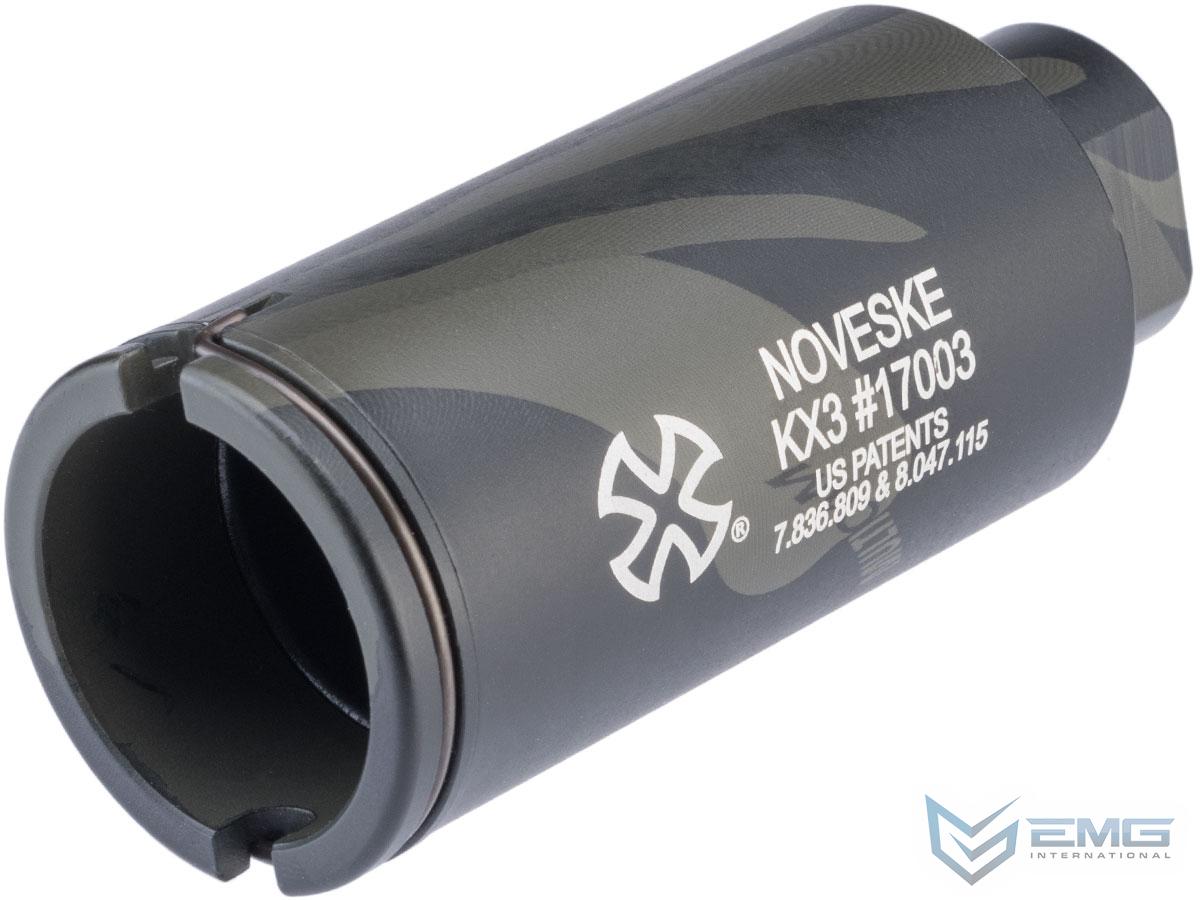 EMG Noveske KX3 Adjustable Sound Amplifier Flashhider (Color: Multicam Black / 14mm Negative)