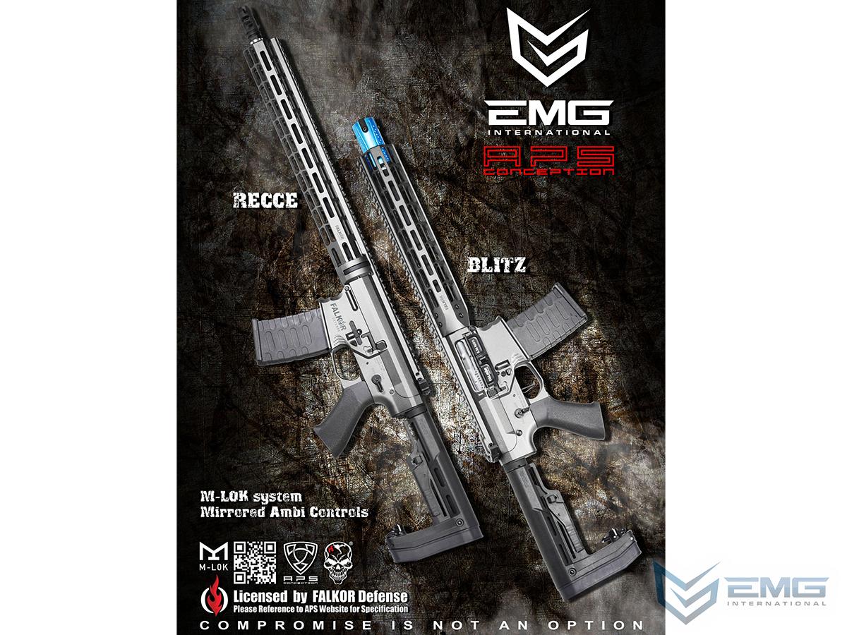 EMG Falkor AR-15 RECCE Training Weapon M4 Airsoft AEG Rifle w/ Black Sheep  Arms Custom Cerakote (Color: Cyrex)