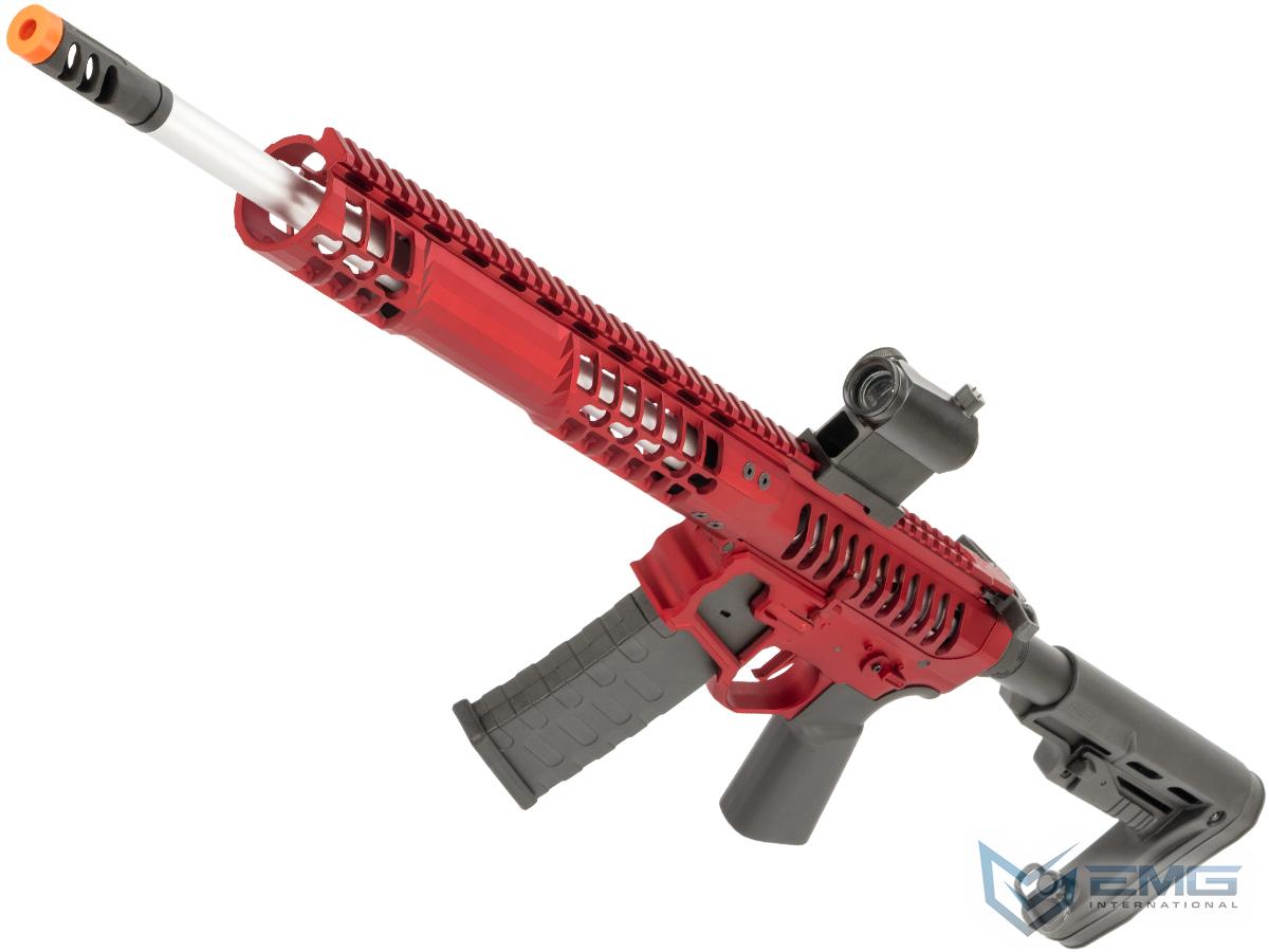 EMG F-1 Firearms BDR-15 3G AR15 2.0 eSilverEdge Full Metal Airsoft AEG Training Rifle (Model: Red / RS2 Stock / 400 FPS)