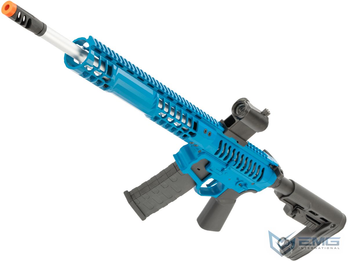 EMG F-1 Firearms BDR-15 3G AR15 2.0 eSilverEdge Full Metal Airsoft AEG Training Rifle (Model: Blue / RS2 Stock / 350 FPS)