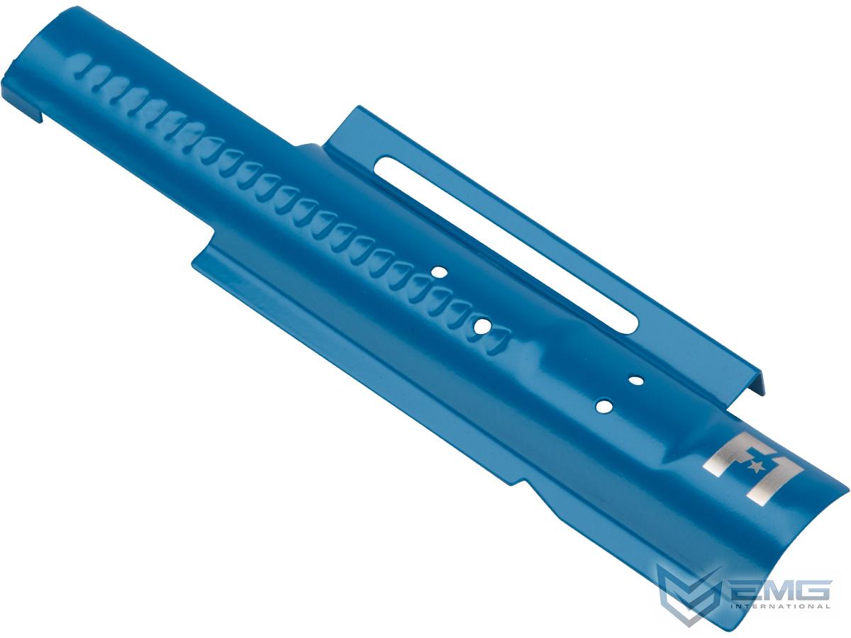EMG F-1 Firearms Mock Bolt Plate for APS M4/M16 Airsoft AEGs (Model: Blue / Standard Non-Blowback)