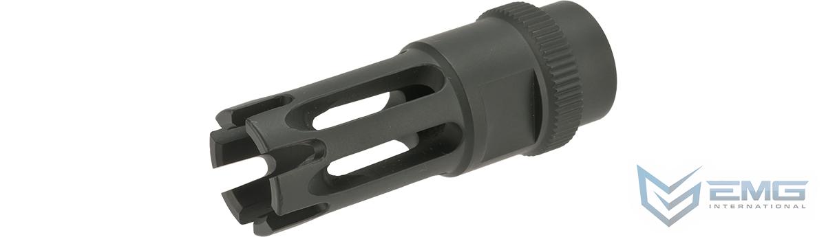 EMG 14mm Positive Metal Flash Hider for M4 Airsoft AEGs - Version 3