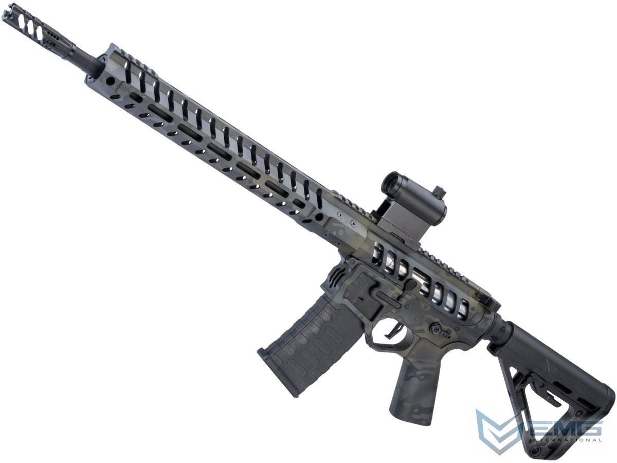 EMG Custom Cerakote F-1 Firearms UDR-15 AR15 2.0 eSilverEdge Airsoft AEG Training Rifle (Model: Multicam Black)