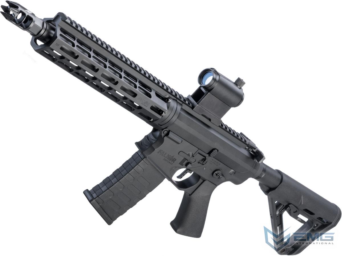 EMG Falkor Phantom AR-15 w/ Double-Jacketed Barrel & eSilverEdge Gearbox M4 Airsoft AEG (Color: Black Barrel / RS-3 Stock)