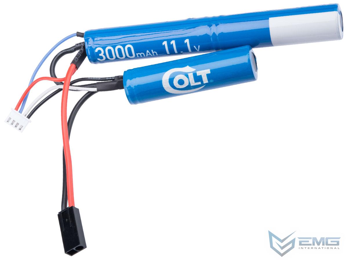 EMG Colt Licensed 11.1v 3000mAh Li-Ion Nunchuck Type Li-Ion Battery by Titan Power (Model: Small Tamiya)