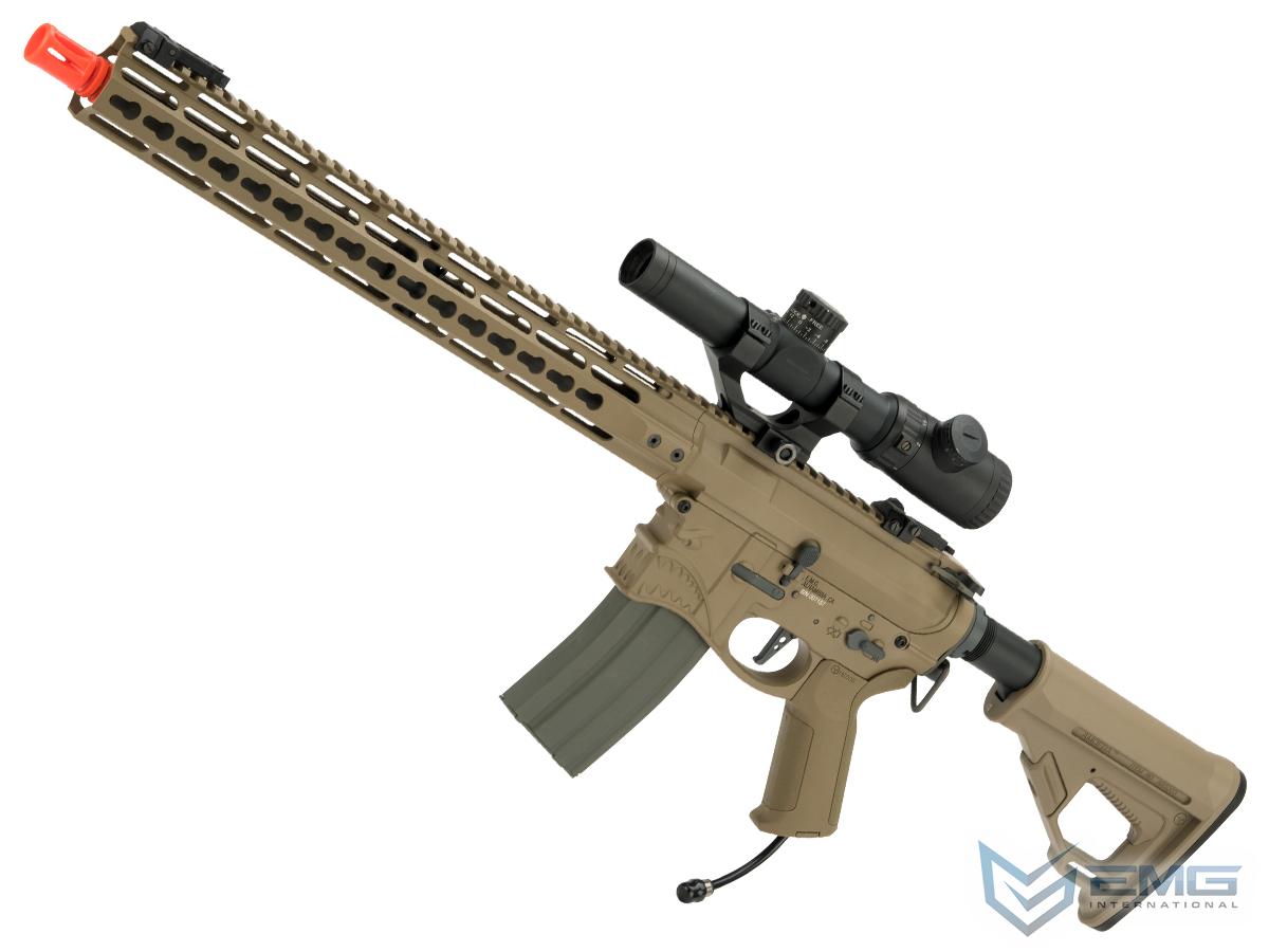 EMG / Sharps Bros Hellbreaker Licensed Advanced M4 Airsoft AEG Rifle (Color: Tan / 15 Carbine / Polarstar F2 HPA)