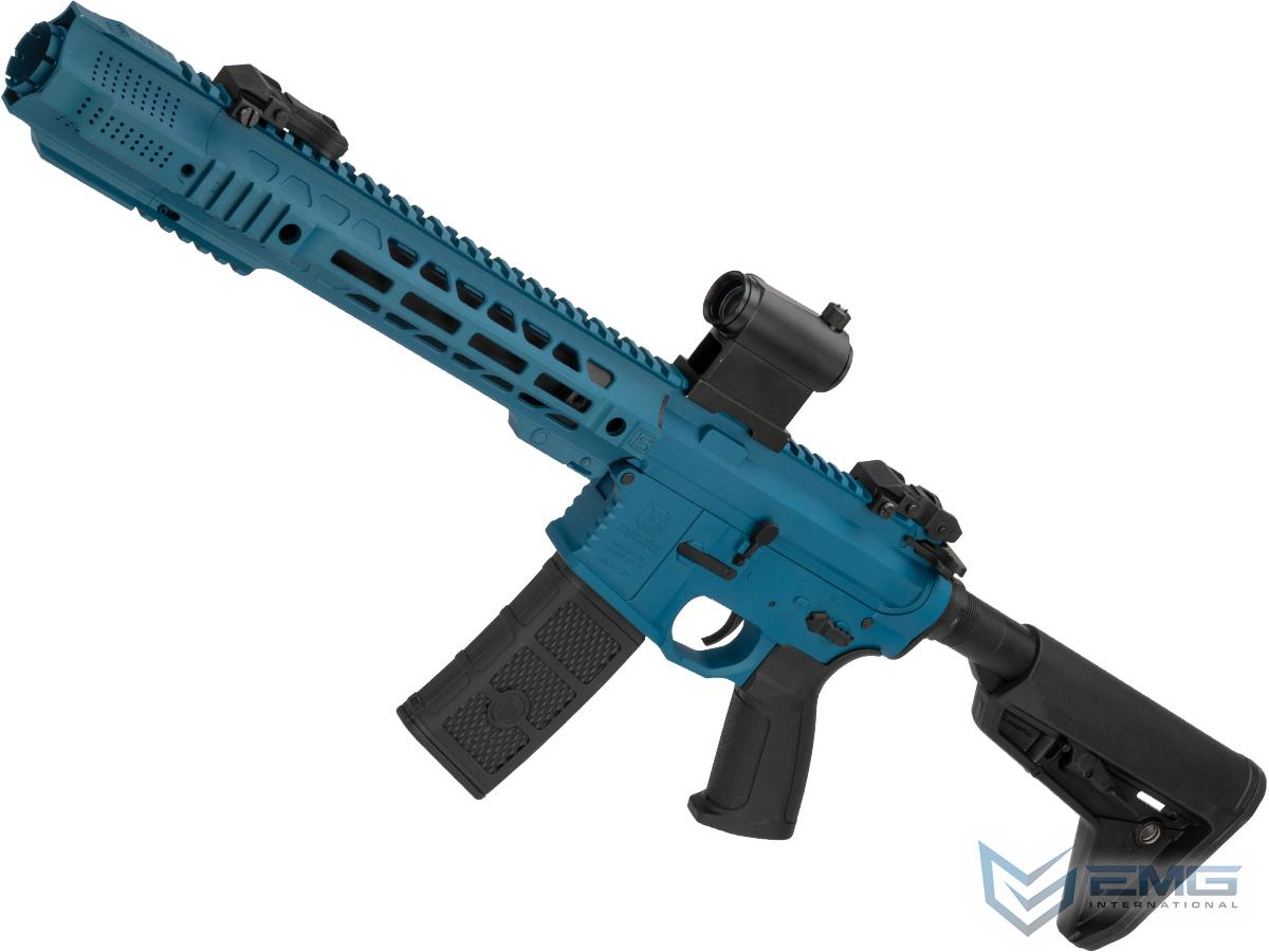 EMG Custom Cerakote SAI GRY Training Weapon M4 Airsoft AEG Rifle (Configuration: SBR / Metallic Blue)
