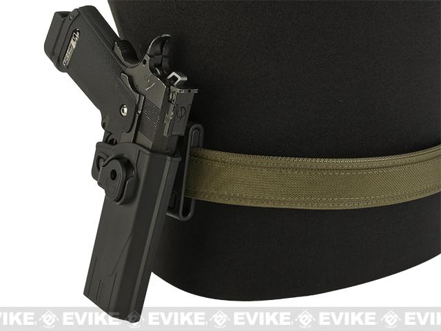 EMG .093 Kydex Holster w/ QD Mounting Interface for BLU / BLU Compact  Airsoft GBB Pistols (Model: Belt Clip Mount), Tactical Gear/Apparel,  Holsters - Hard Shell -  Airsoft Superstore