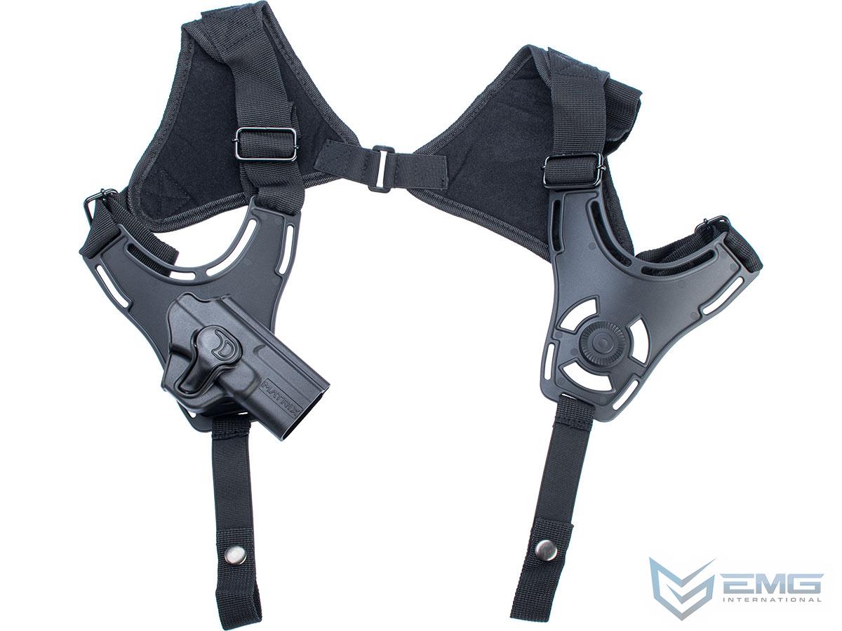 EMG Matrix Hardshell Adjustable Holster for SAI BLU Series Pistols (Color: Black / Shoulder Harness Attachment)