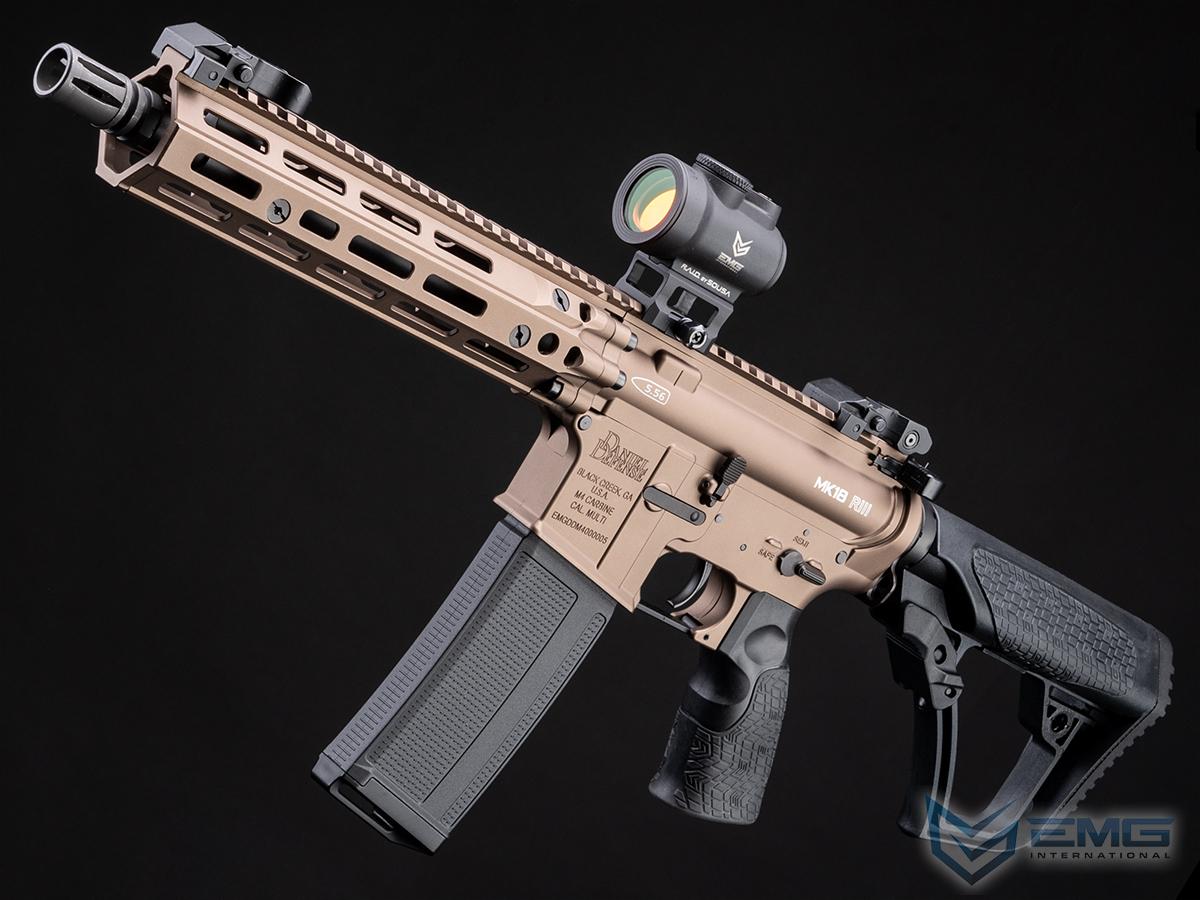 EMG Helios Daniel Defense Licensed MK18 RIII Airsoft AEG Rifle w/ CYMA Platinum Gearbox (Color: Flat Dark Earth / 400 FPS / GATE ASTER V2)