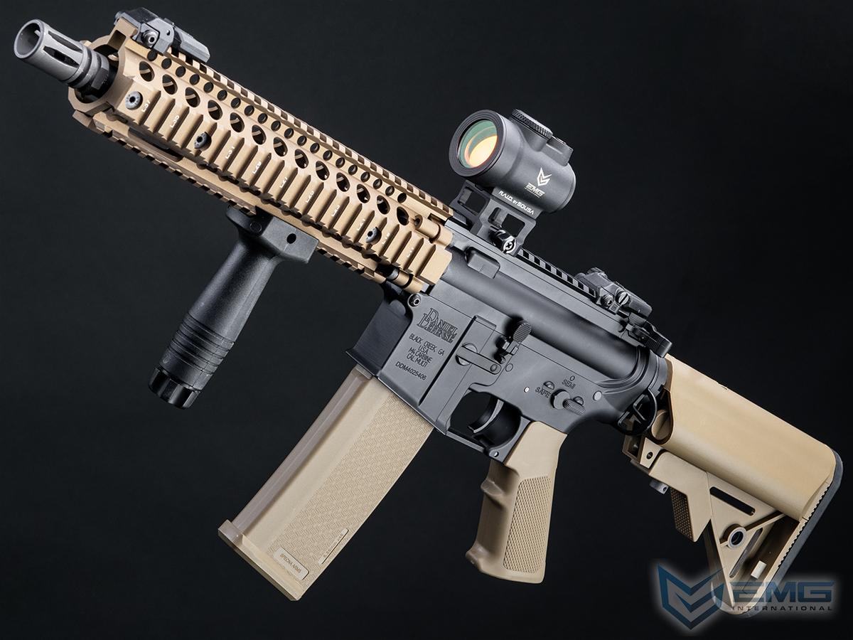 EMG Helios Daniel Defense Licensed MK18 Airsoft AEG Rifle by Specna Arms (Model: EDGE Series / Black & Tan / Gun Only)