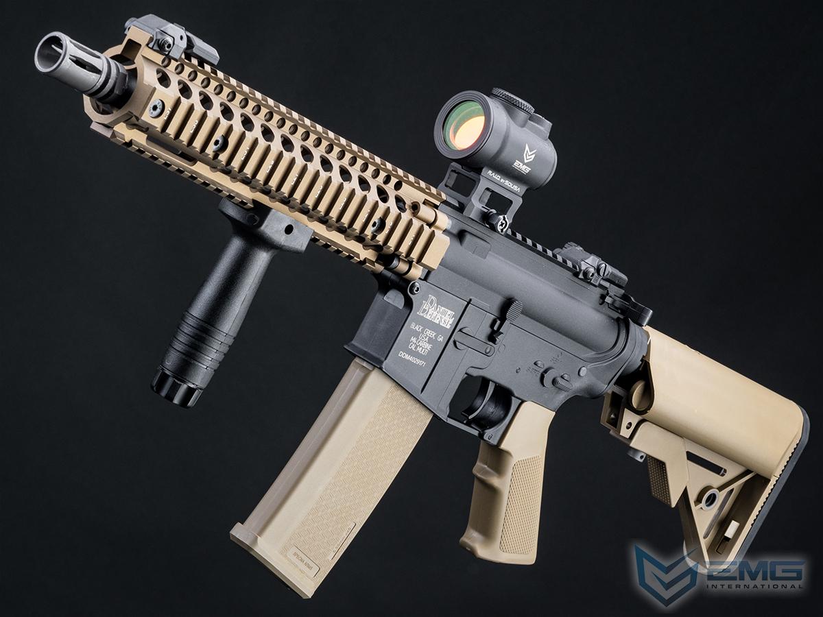 EMG Helios Daniel Defense Licensed MK18 Airsoft AEG Rifle by Specna Arms (Model: CORE Series / Black & Bronze / Gun Only)